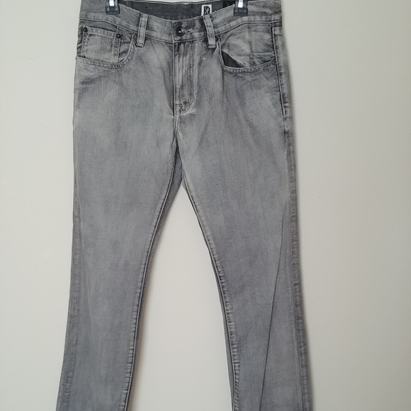 Men's Gray Mark Ecko Jeans - Picture 2 of 5